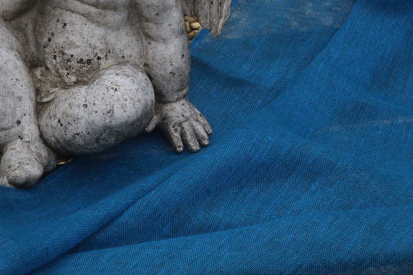 100% Linen Scarf  'DEEP SEA'' 'from ETUDE'S 'HARMONY WITH NATURE' Collection