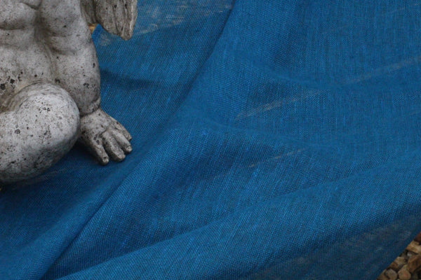 100% Linen Scarf  'DEEP SEA'' 'from ETUDE'S 'HARMONY WITH NATURE' Collection