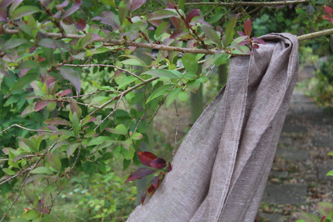 100% Linen Scarf  'TAUPE 'from ETUDE'S  from HARMONY WITH NATURE' Collection