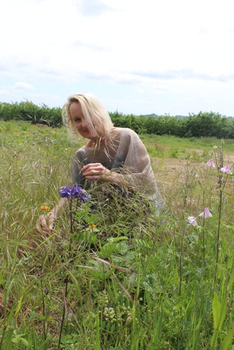 ETUDE'S LIMITED EDITION LINEN TUNIC - DIGITALLY PRINTED ABSTRACT ART ON LINEN FABRIC