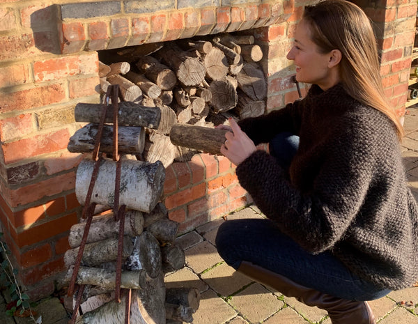 Hand knitted Wool Jumper from 'ETUDE'S KNITTING MEDITATION' Collection