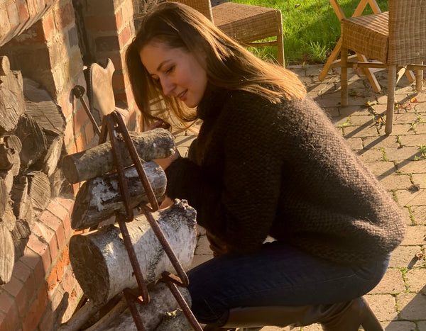 Hand knitted Wool Jumper from 'ETUDE'S KNITTING MEDITATION' Collection