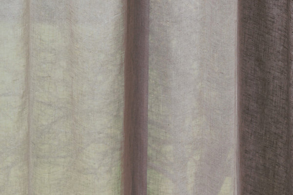MEDIUM WEIGHT PURE LINEN CURTAINS from 'SUB- DUE THE LIGHT' COLLECTION