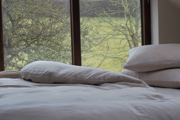 PRE WASHED PURE LINEN DUVET COVER from 'HERITAGE' COLLECTION