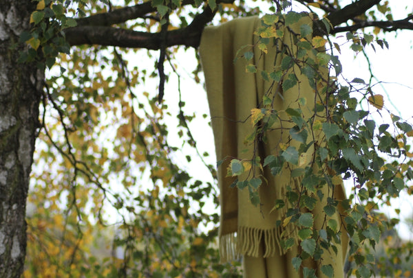 Merino Wool Blanket "Desert" from "Autumn Seen"Collection